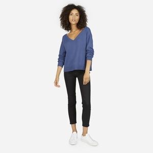 Everlane Soft Cotton V Neck Sweater